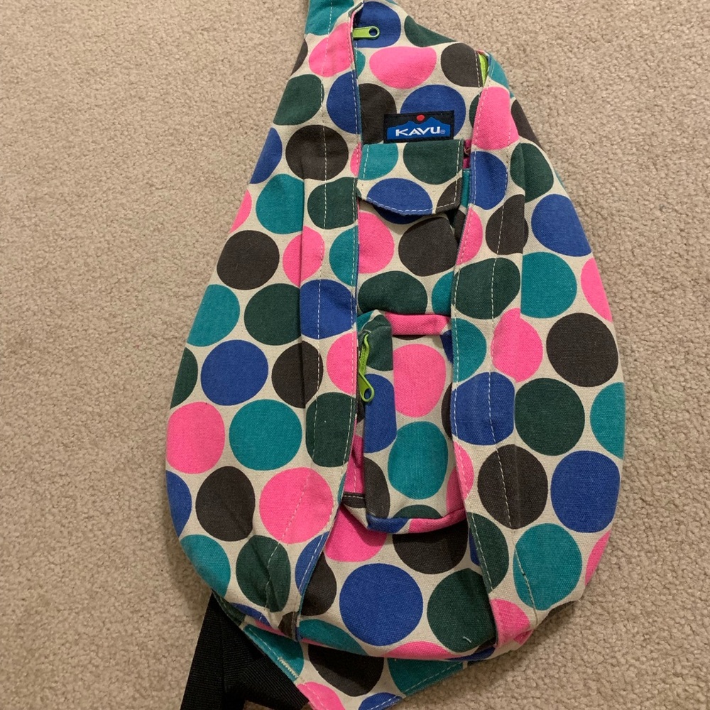 polka dot kavu bag